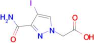 2-(3-Carbamoyl-4-iodo-1H-pyrazol-1-yl)acetic acid