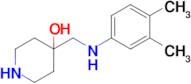 4-(((3,4-Dimethylphenyl)amino)methyl)piperidin-4-ol