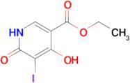 ethyl 4-hydroxy-5-iodo-6-oxo-1,6-dihydropyridine-3-carboxylate