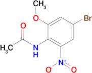 N-(4-bromo-2-methoxy-6-nitrophenyl)acetamide