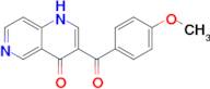 3-(4-Methoxybenzoyl)-1,6-naphthyridin-4(1H)-one