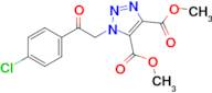 Dimethyl 1-(2-(4-chlorophenyl)-2-oxoethyl)-1H-1,2,3-triazole-4,5-dicarboxylate