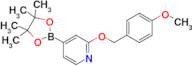 2-((4-Methoxybenzyl)oxy)-4-(4,4,5,5-tetramethyl-1,3,2-dioxaborolan-2-yl)pyridine