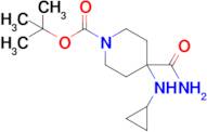 Tert-butyl 4-carbamoyl-4-(cyclopropylamino)piperidine-1-carboxylate