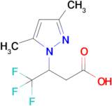 3-(3,5-Dimethyl-1H-pyrazol-1-yl)-4,4,4-trifluorobutanoic acid