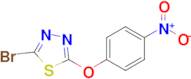 2-Bromo-5-(4-nitrophenoxy)-1,3,4-thiadiazole