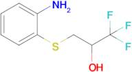 3-((2-Aminophenyl)thio)-1,1,1-trifluoropropan-2-ol