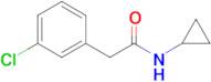 2-(3-Chlorophenyl)-N-cyclopropylacetamide