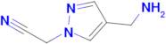 2-(4-(Aminomethyl)-1H-pyrazol-1-yl)acetonitrile