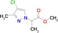 Methyl 2-(4-chloro-3-methyl-1H-pyrazol-1-yl)propanoate