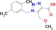 1-(2,5-Dimethylbenzyl)-5-(methoxymethyl)-1H-1,2,3-triazole-4-carboxylic acid