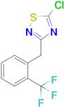 5-Chloro-3-(2-(trifluoromethyl)benzyl)-1,2,4-thiadiazole