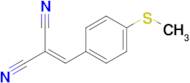 2-(4-(Methylthio)benzylidene)malononitrile