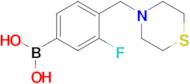 (3-Fluoro-4-(thiomorpholinomethyl)phenyl)boronic acid