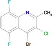 4-Bromo-3-chloro-5,8-difluoro-2-methylquinoline