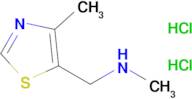 N-methyl-1-(4-methylthiazol-5-yl)methanamine dihydrochloride