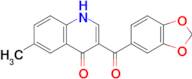 3-(Benzo[d][1,3]dioxole-5-carbonyl)-6-methylquinolin-4(1H)-one