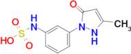 (3-(3-Methyl-5-oxo-2,5-dihydro-1H-pyrazol-1-yl)phenyl)sulfamic acid