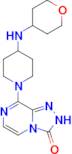 8-(4-((Tetrahydro-2H-pyran-4-yl)amino)piperidin-1-yl)-[1,2,4]triazolo[4,3-a]pyrazin-3(2H)-one