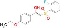 1-(4-ethoxyphenyl)-2-(2-fluorobenzenesulfonyl)ethen-1-ol