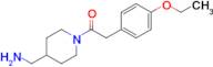 1-(4-(Aminomethyl)piperidin-1-yl)-2-(4-ethoxyphenyl)ethan-1-one