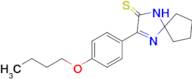 3-(4-Butoxyphenyl)-1,4-diazaspiro[4.4]Non-3-ene-2-thione