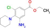 Ethyl 3-amino-5-chloro-4-(piperidin-1-yl)benzoate