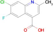 7-Chloro-6-fluoro-2-methylquinoline-4-carboxylic acid