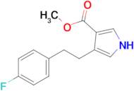 Methyl 4-(4-fluorophenethyl)-1H-pyrrole-3-carboxylate