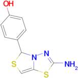 4-(2-Amino-5H-thiazolo[4,3-b][1,3,4]thiadiazol-5-yl)phenol