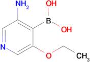 (3-Amino-5-ethoxypyridin-4-yl)boronic acid