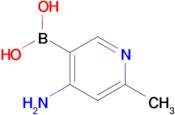 (4-Amino-6-methylpyridin-3-yl)boronic acid