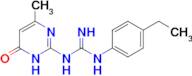N'-(4-ethylphenyl)-N-(4-methyl-6-oxo-1,6-dihydropyrimidin-2-yl)guanidine