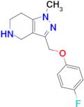 3-((4-Fluorophenoxy)methyl)-1-methyl-4,5,6,7-tetrahydro-1H-pyrazolo[4,3-c]pyridine