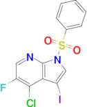 4-Chloro-5-fluoro-3-iodo-1-(phenylsulfonyl)-1H-pyrrolo[2,3-b]pyridine