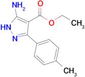 ethyl 5-amino-3-(4-methylphenyl)-1H-pyrazole-4-carboxylate