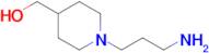 (1-(3-Aminopropyl)piperidin-4-yl)methanol