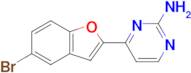 4-(5-Bromobenzofuran-2-yl)pyrimidin-2-amine