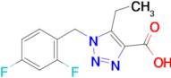 1-(2,4-Difluorobenzyl)-5-ethyl-1H-1,2,3-triazole-4-carboxylic acid