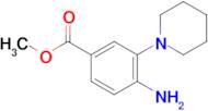 Methyl 4-amino-3-(piperidin-1-yl)benzoate