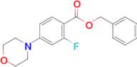 Benzyl 2-fluoro-4-morpholinobenzoate