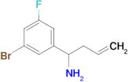 1-(3-Bromo-5-fluorophenyl)but-3-en-1-amine