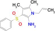 1-Allyl-4,5-dimethyl-3-(phenylsulfonyl)-1H-pyrrol-2-amine