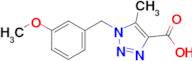 1-(3-Methoxybenzyl)-5-methyl-1H-1,2,3-triazole-4-carboxylic acid