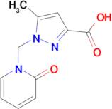 5-Methyl-1-((2-oxopyridin-1(2H)-yl)methyl)-1H-pyrazole-3-carboxylic acid