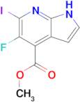 methyl 5-fluoro-6-iodo-1H-pyrrolo[2,3-b]pyridine-4-carboxylate