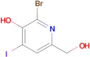 2-Bromo-6-(hydroxymethyl)-4-iodopyridin-3-ol