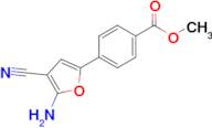 Methyl 4-(5-amino-4-cyanofuran-2-yl)benzoate