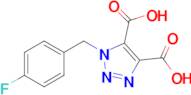 1-(4-Fluorobenzyl)-1H-1,2,3-triazole-4,5-dicarboxylic acid