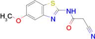 2-Cyano-N-(5-methoxybenzo[d]thiazol-2-yl)acetamide